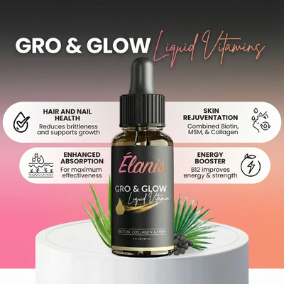 Liquid Beauty Vitamins for Thicker Hair & Glowing Skin